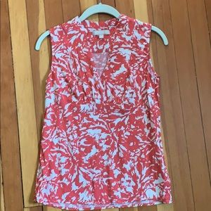 Banana Republic Sleeveless Floral Blouse